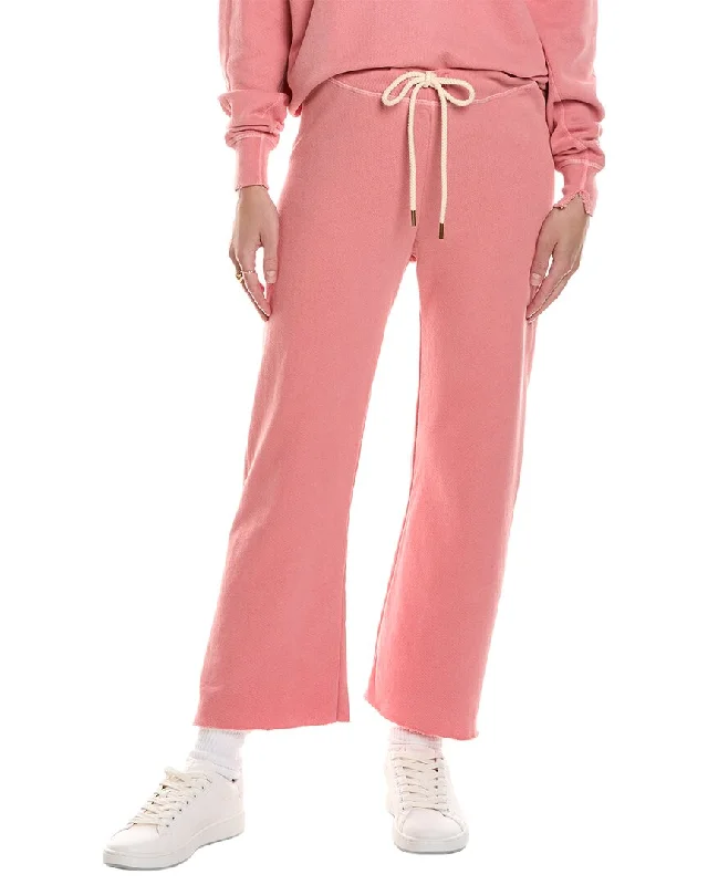 THE GREAT The Wide Leg Cropped Sweatpant