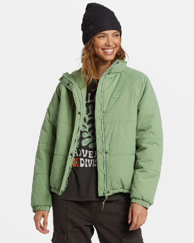 Billabong High Route Puffer Jacket-Salty Sage