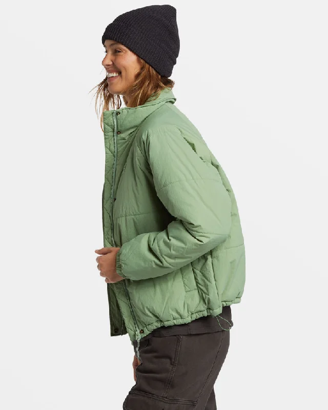 Billabong High Route Puffer Jacket-Salty Sage