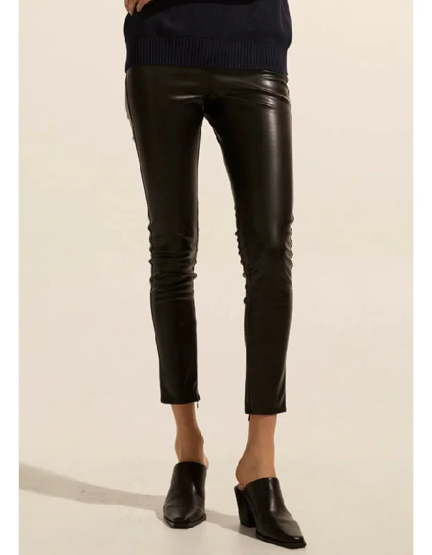 Bolt Leatherette Pant Black