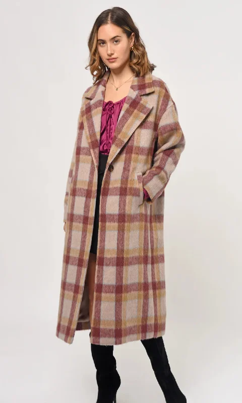 Bryce Plaid Coat