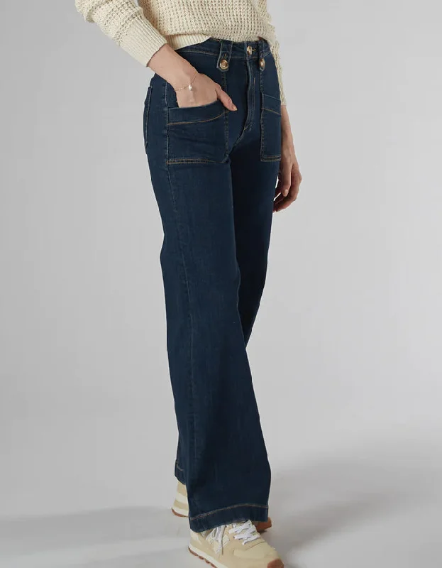 Carrie Astro Wide Leg Jeans