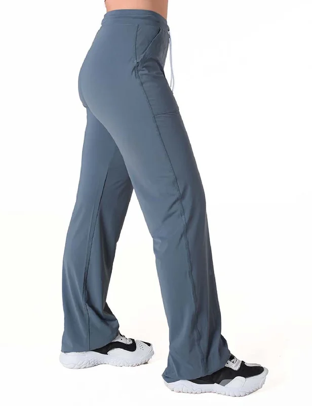 Cowgirl Tuff Womens Breathe Steel Gray Nylon Lounge Pants