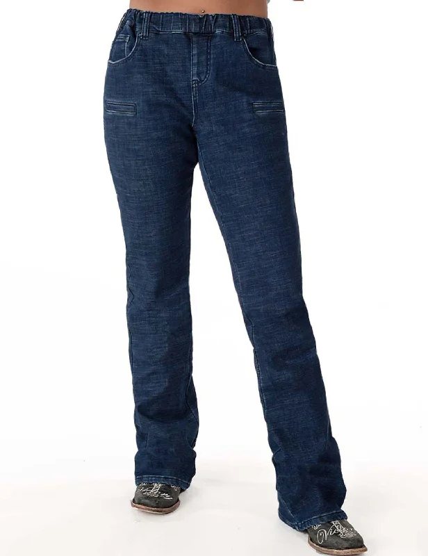 Cowgirl Tuff Mens Winter Tuff Dark Wash Cotton Blend Jeans