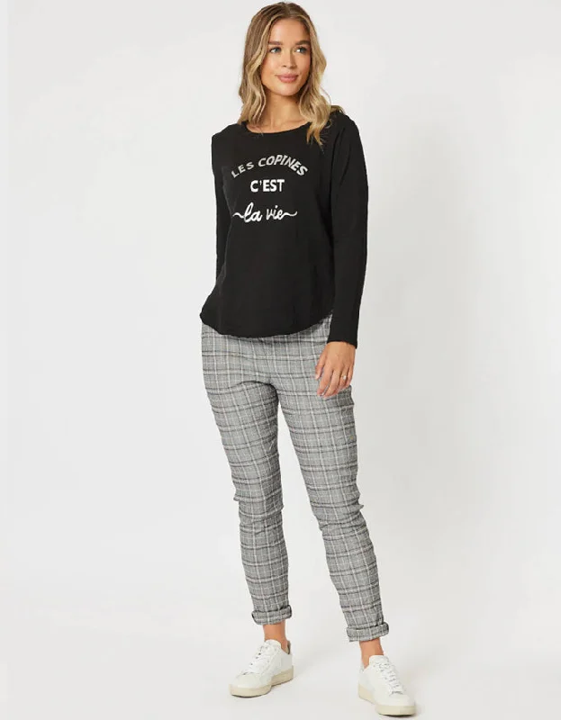 Crystal Check Jogger Pant