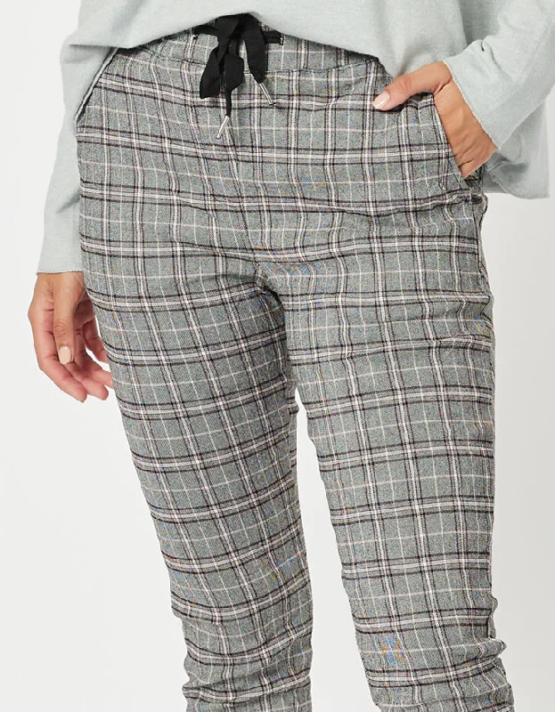 Crystal Check Jogger Pant