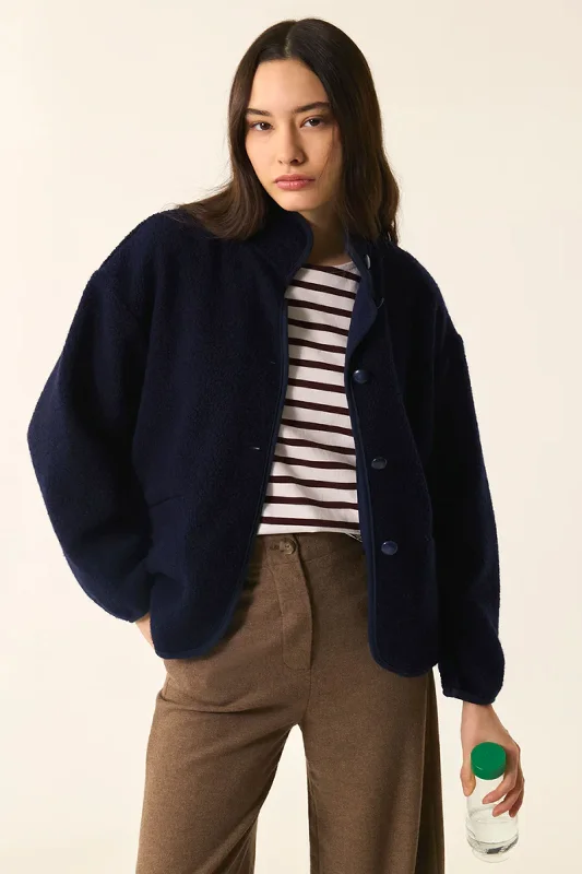 Des Petits Hauts Zlavina Navy Jacket