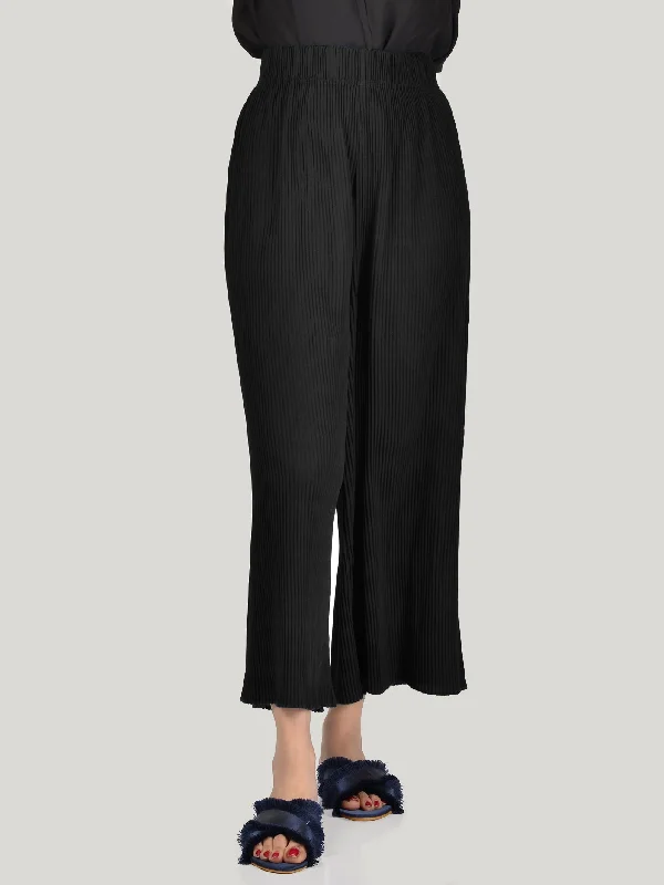 Pleated Wide-Leg Pants