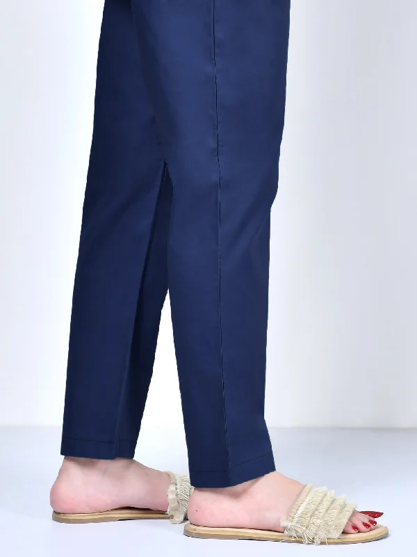 Pocketed Trouser-Dark Blue