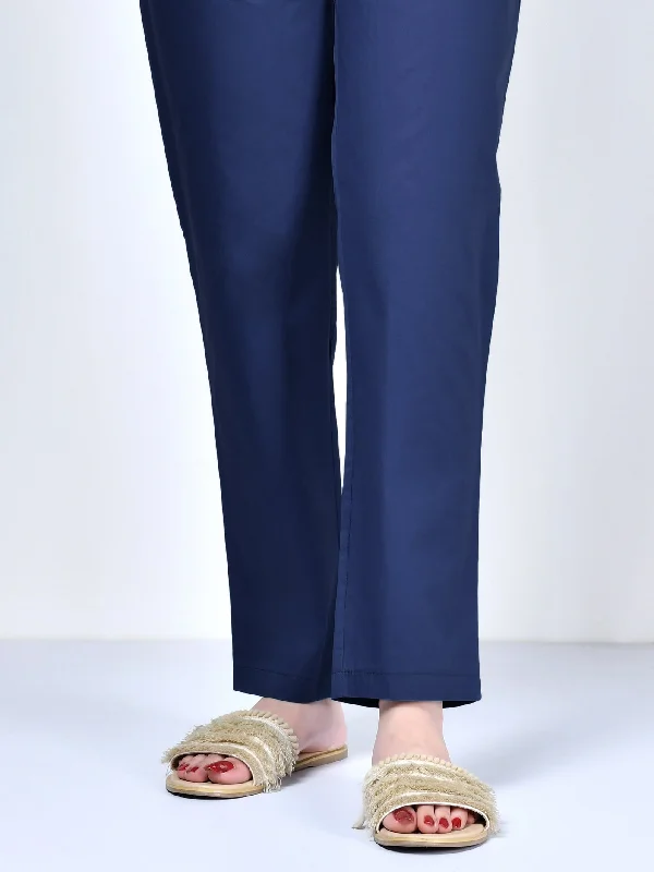 Pocketed Trouser-Dark Blue