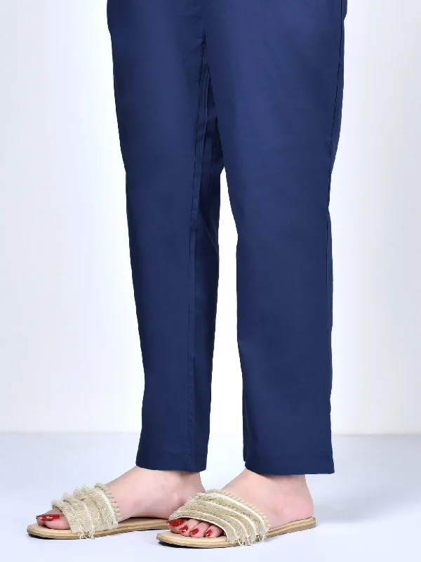 Pocketed Trouser-Dark Blue