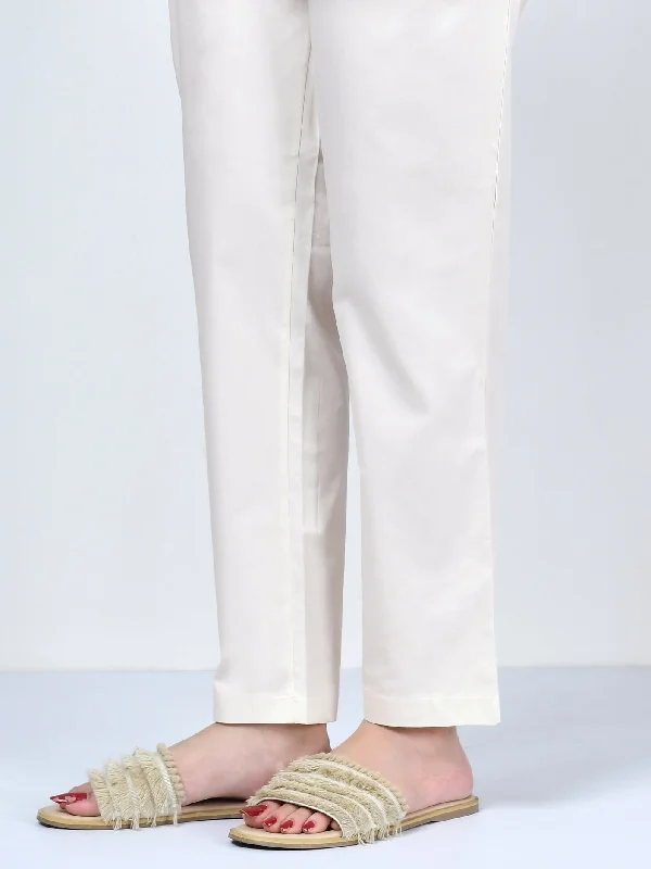 Pocketed Trouser-Cream