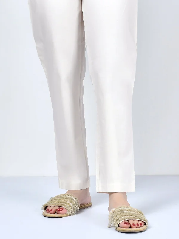 Pocketed Trouser-Cream