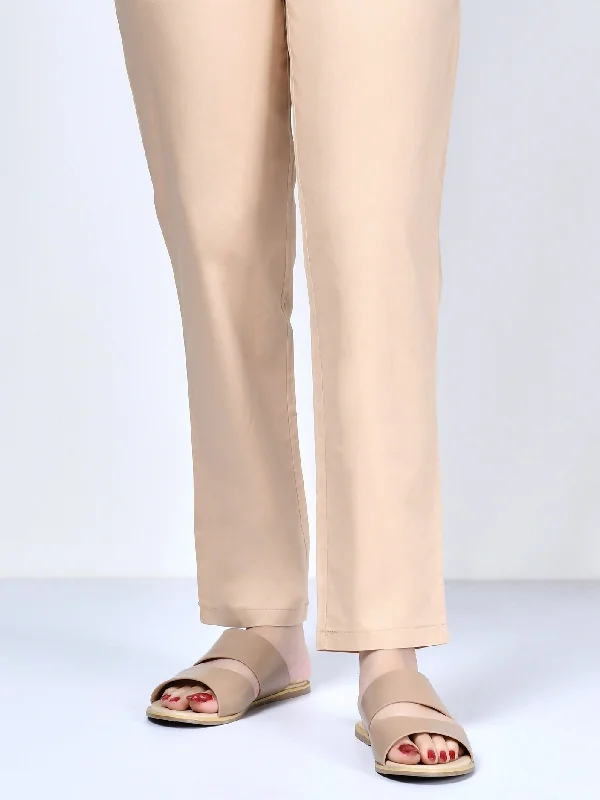 Pocketed Trouser-Dark Beige