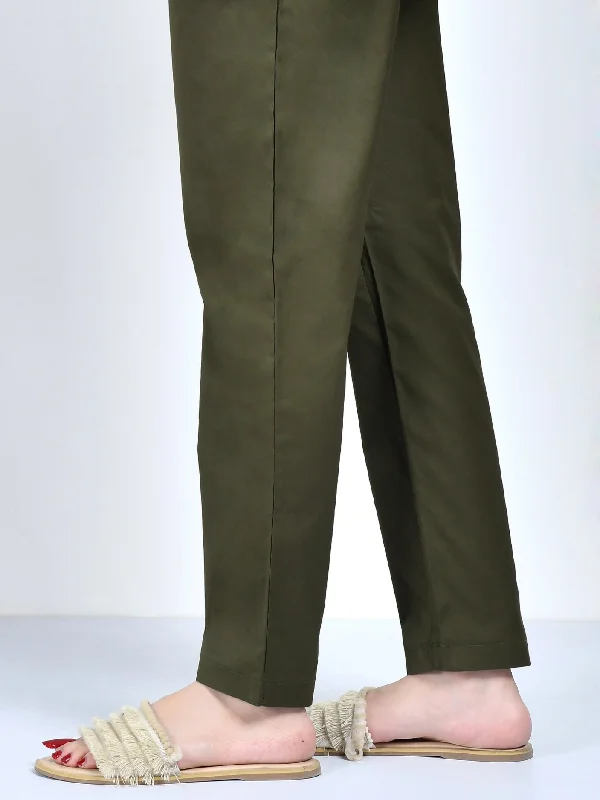 Pocketed Trouser-Dark Green