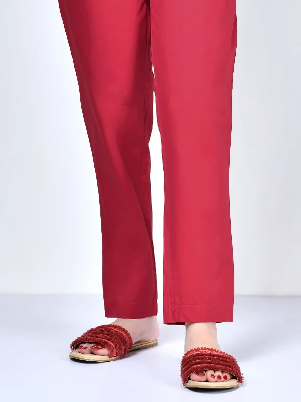 Pocketed Trouser-Red