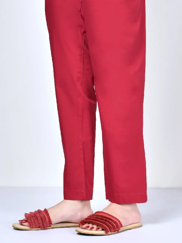 Pocketed Trouser-Red