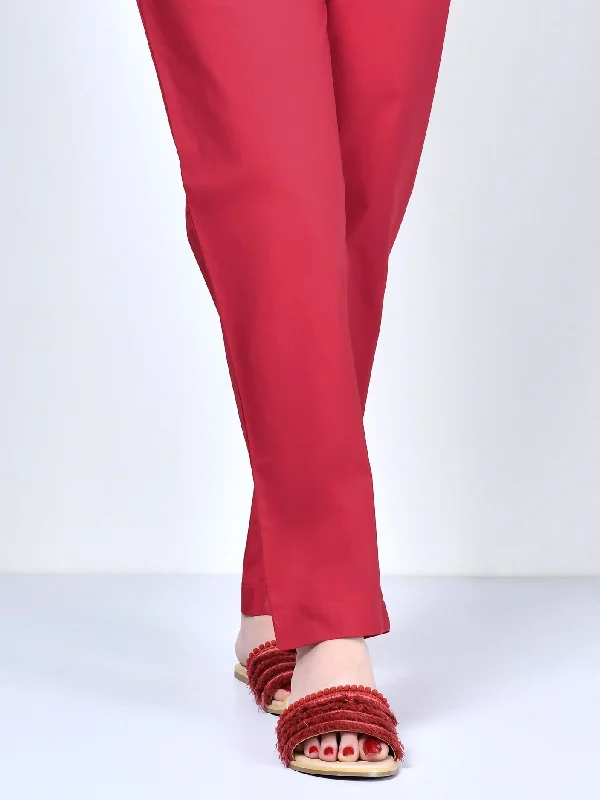 Pocketed Trouser-Red