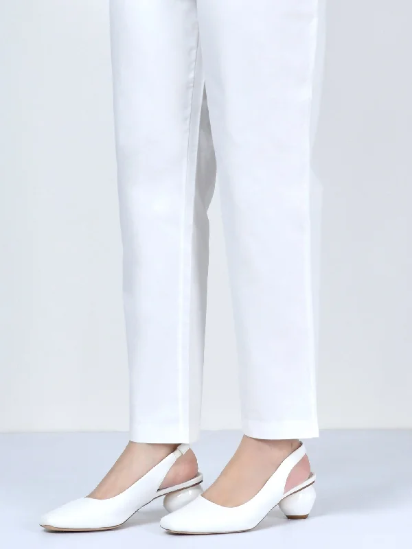 Pocketed Trouser-White