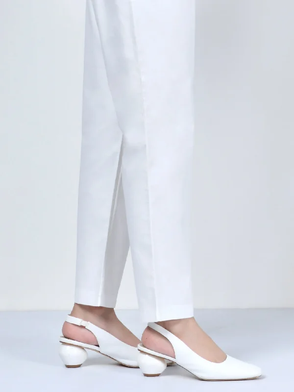 Pocketed Trouser-White