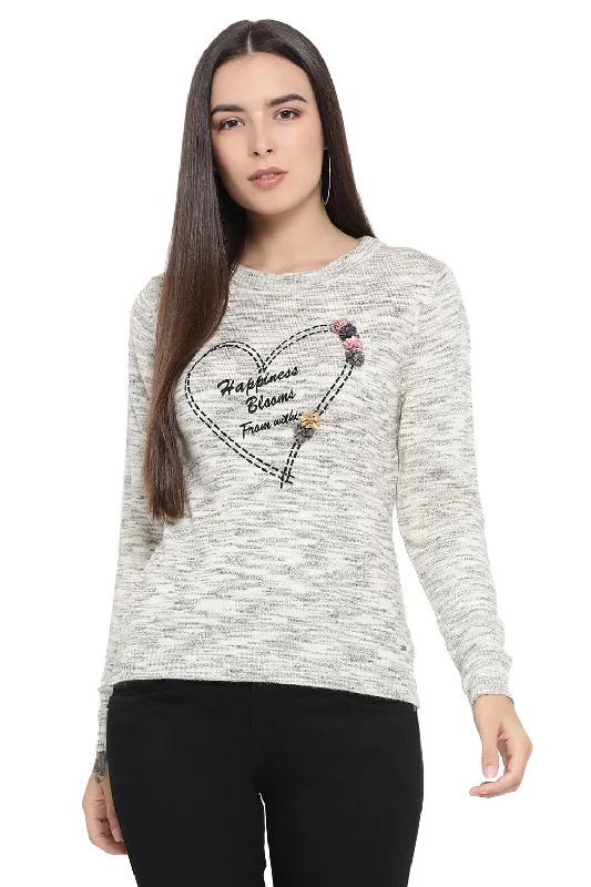 Flower Blossom Casual Jumper