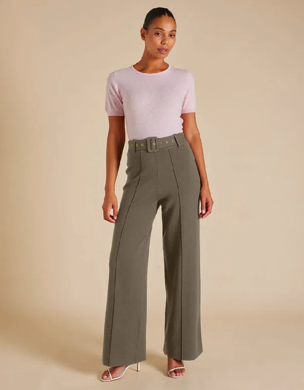 Hamilton Crepe Knit Pant Ivy