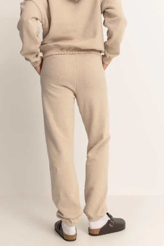 Island Hour Track Pant Ecru