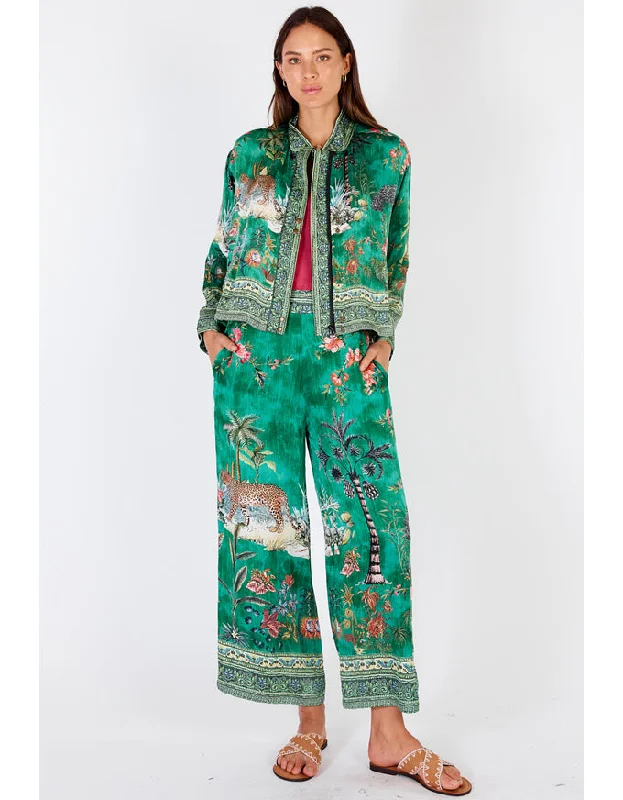 Le Tigre Pant Green Multi