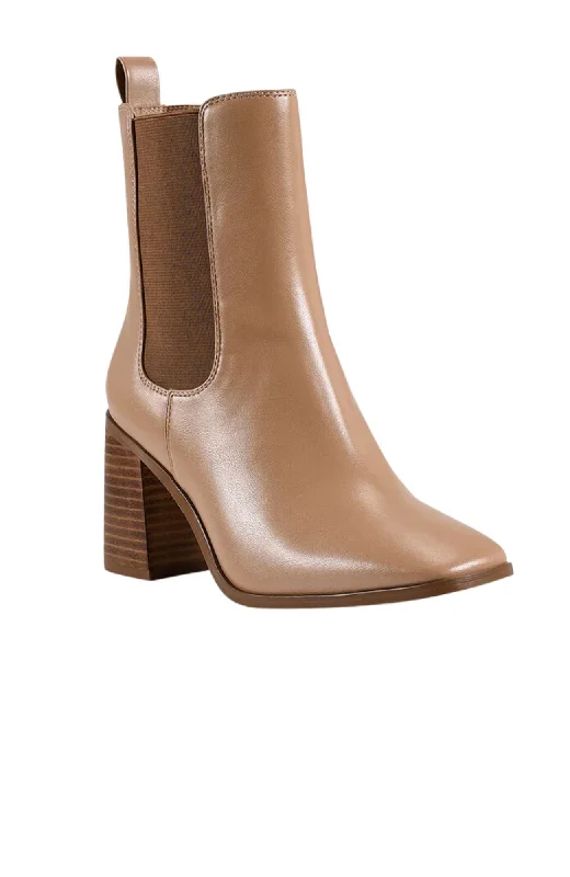 Link Chelsea Gusset Boot Dark Camel Smooth