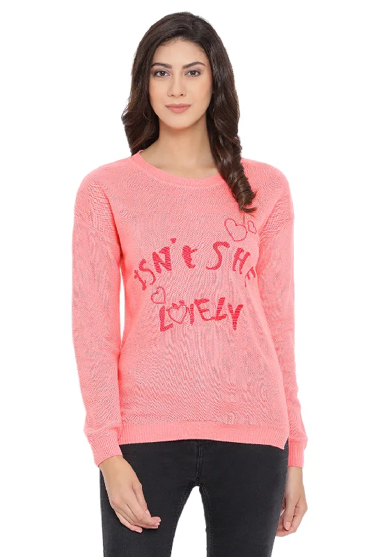 Lovely Rose Solid Jumper