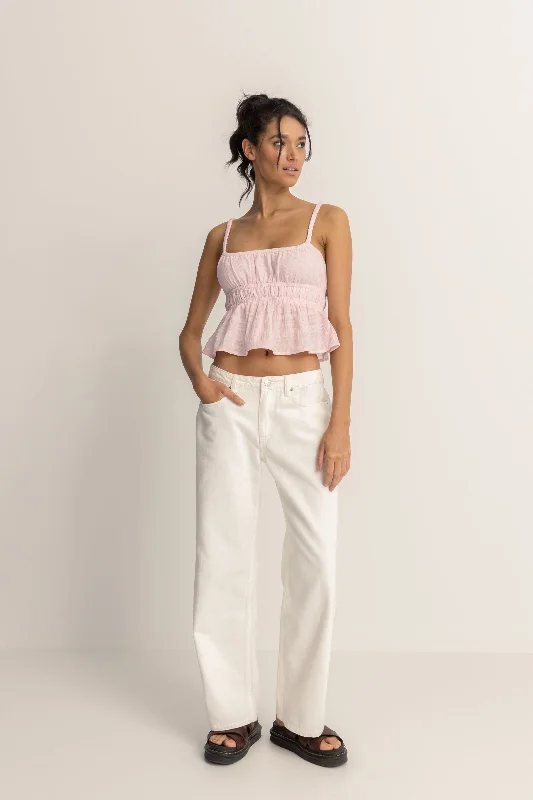 Lula Low Rise Pant Cream