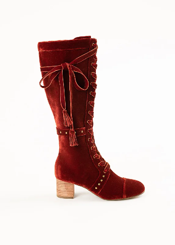 Marita Tall Boot in Brick