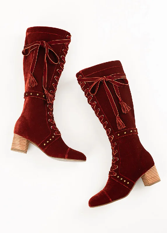 Marita Tall Boot in Brick