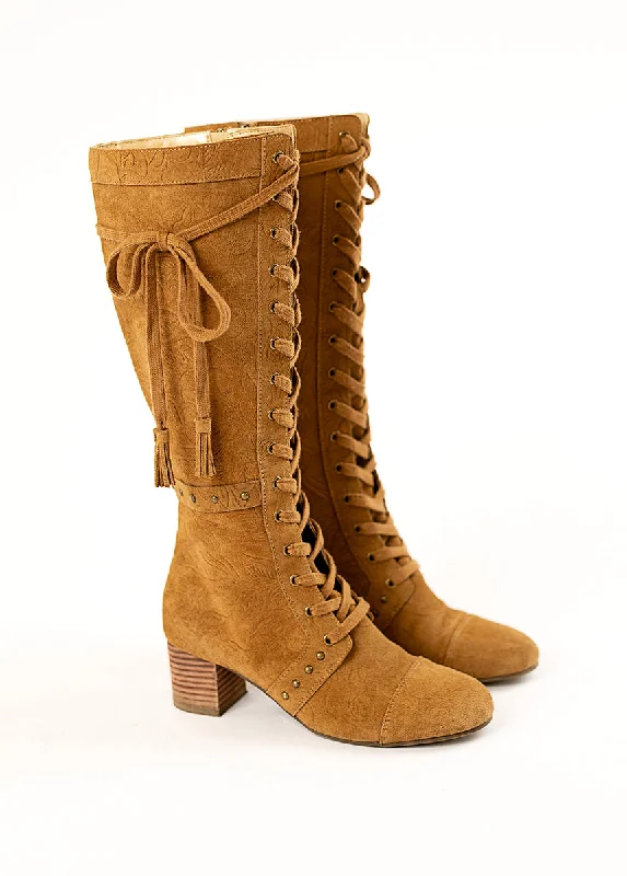 Marita Tall Boot in Pecan