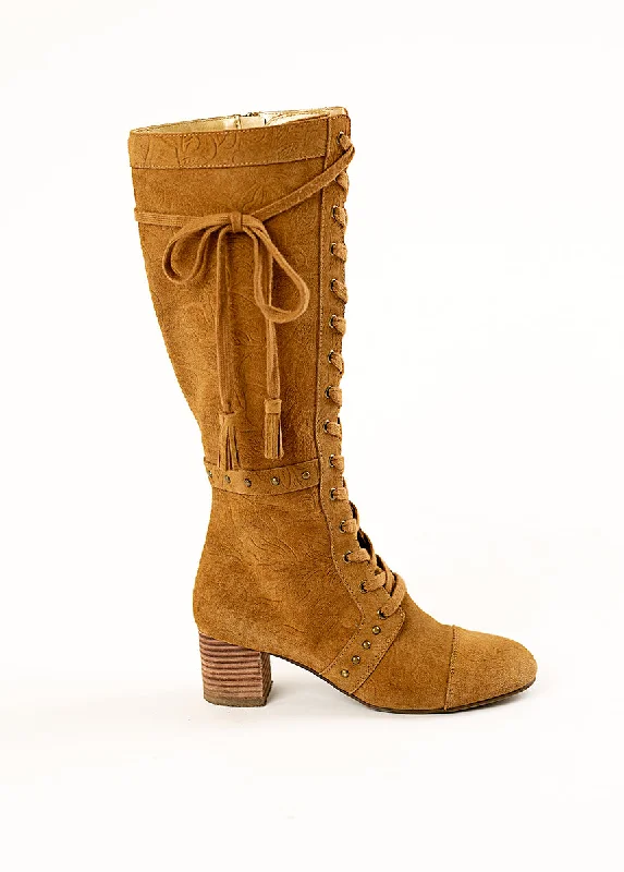 Marita Tall Boot in Pecan