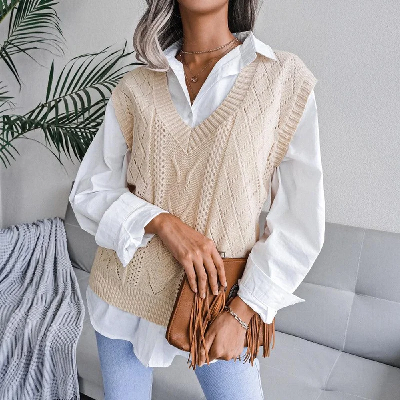 MJ Bonnie Knitted Vest Sweater