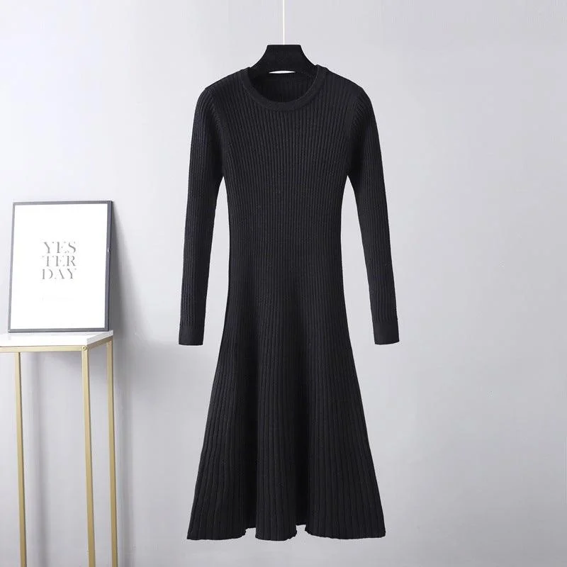 MJ Kaydence A-Line Sweater Midi Dress