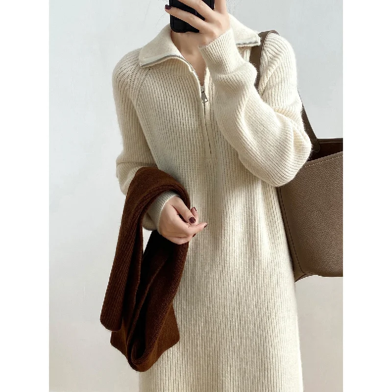 MJ Uma Knitted Sweater Midi Dress