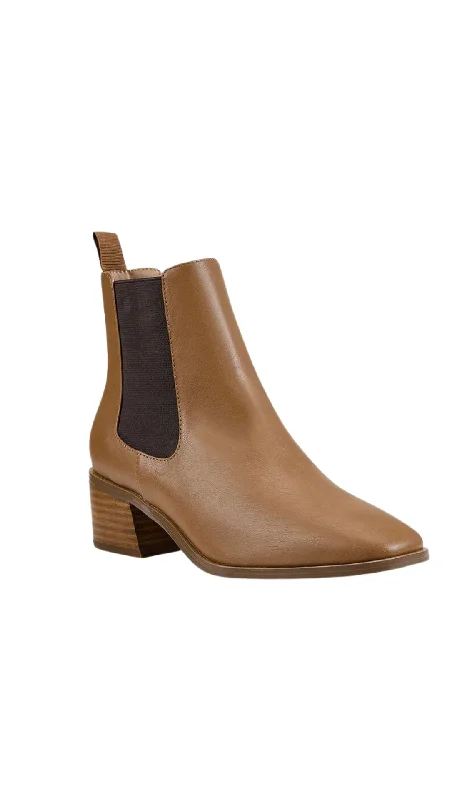 Nas Chelsea Ankle Boot Tan Softee