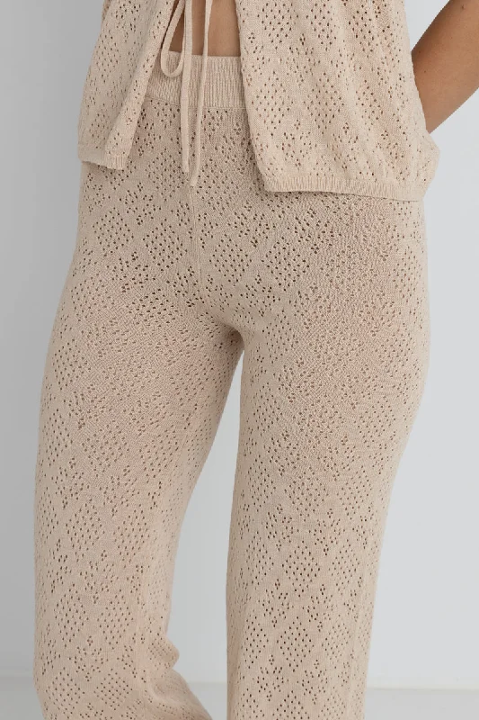 Oahu Straight Leg Pant Natural