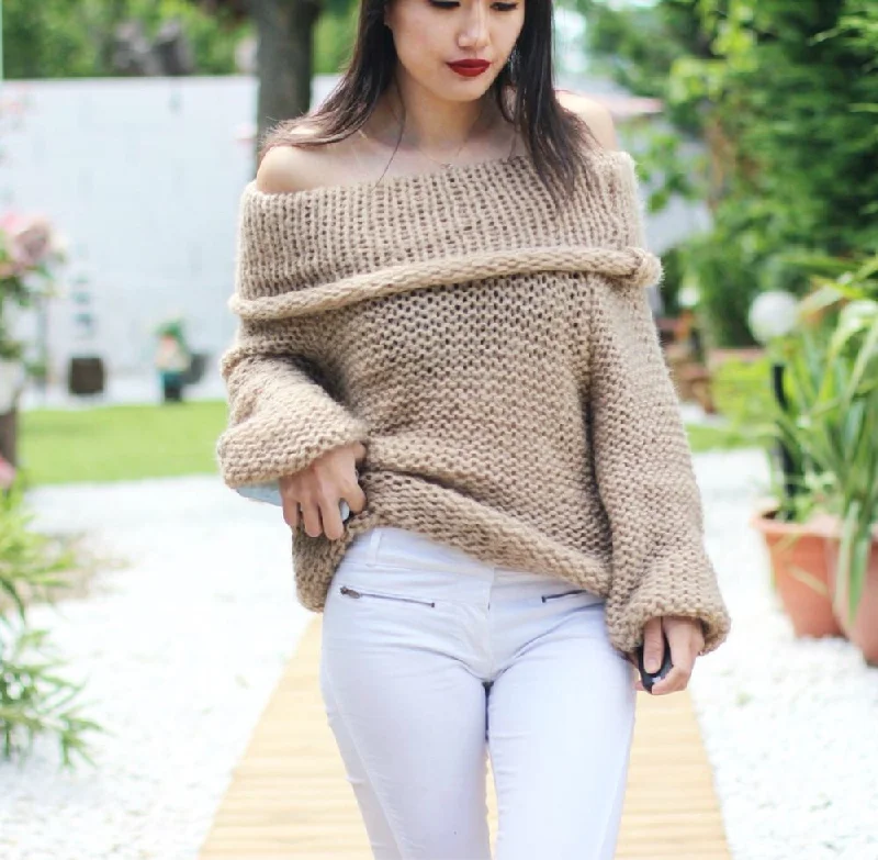 Off Shoulder Sweater