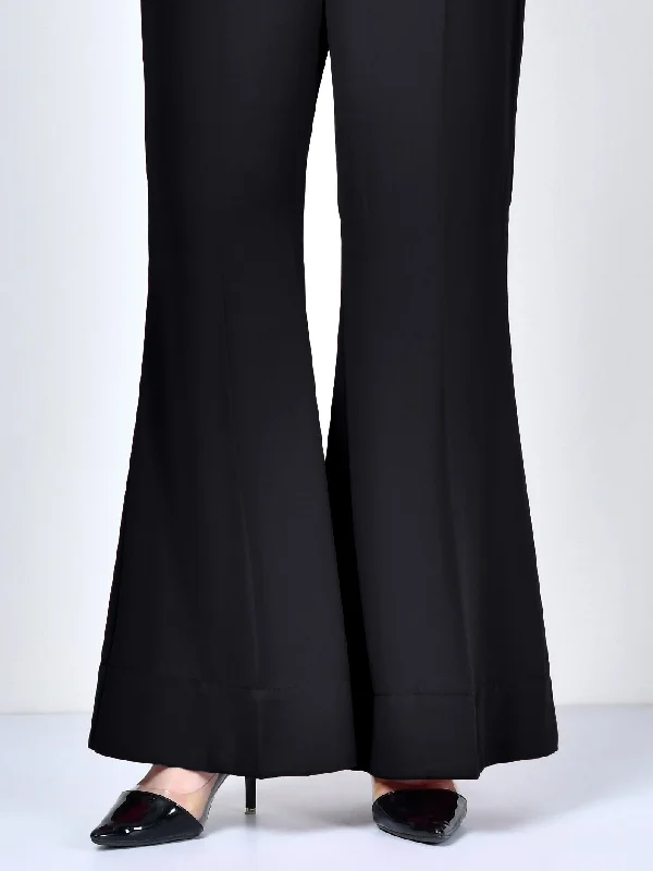 Bootcut Pants-Black