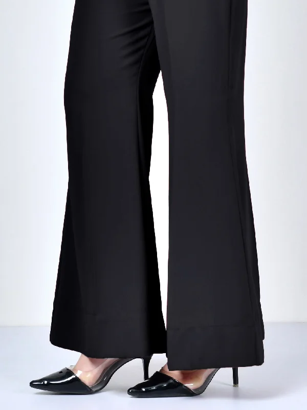 Bootcut Pants-Black