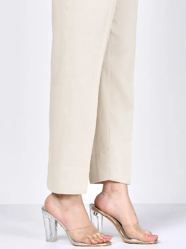 Straight Trouser-Cream