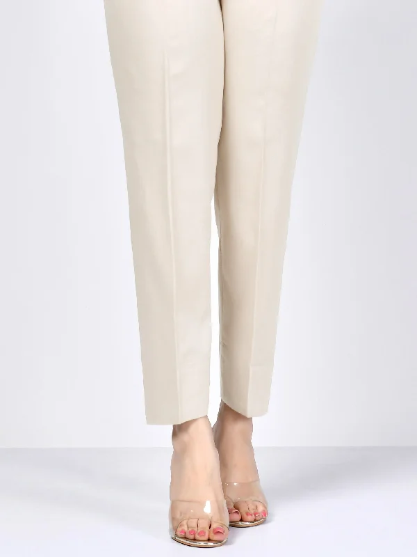 Straight Trouser-Cream