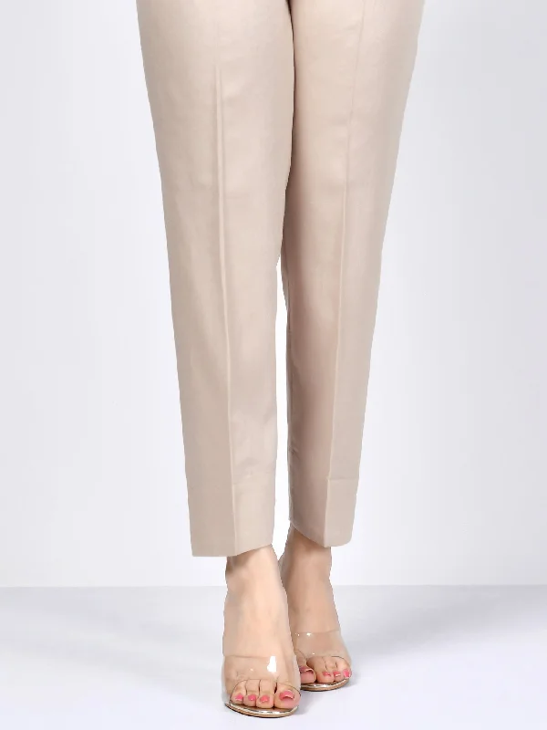 Straight Trouser-Light Beige