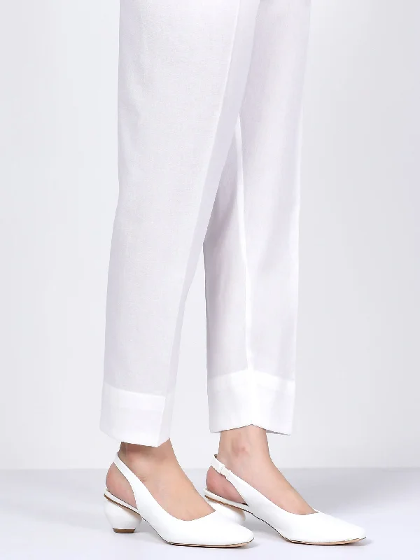 Straight Trouser-White