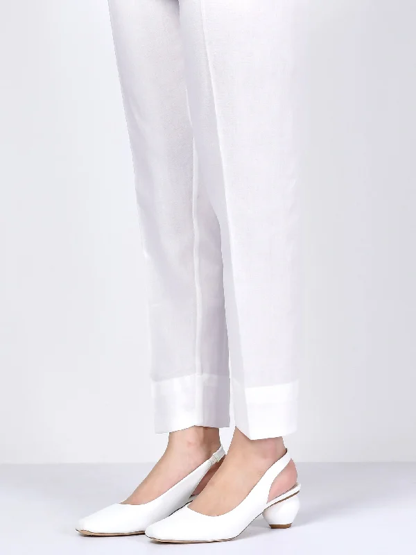 Straight Trouser-White