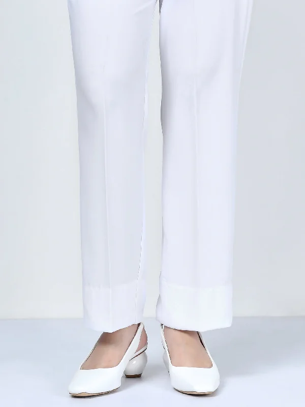 Straight Pants-White