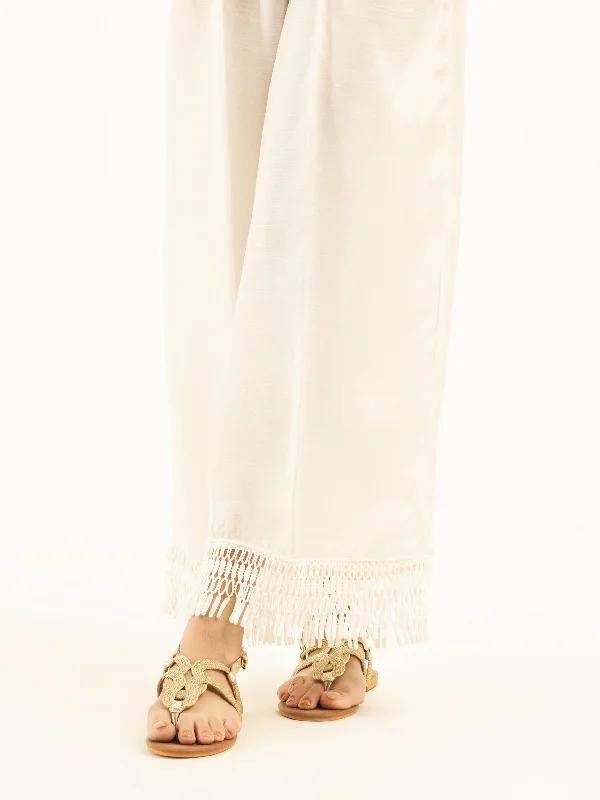 Laced Silk Trousers